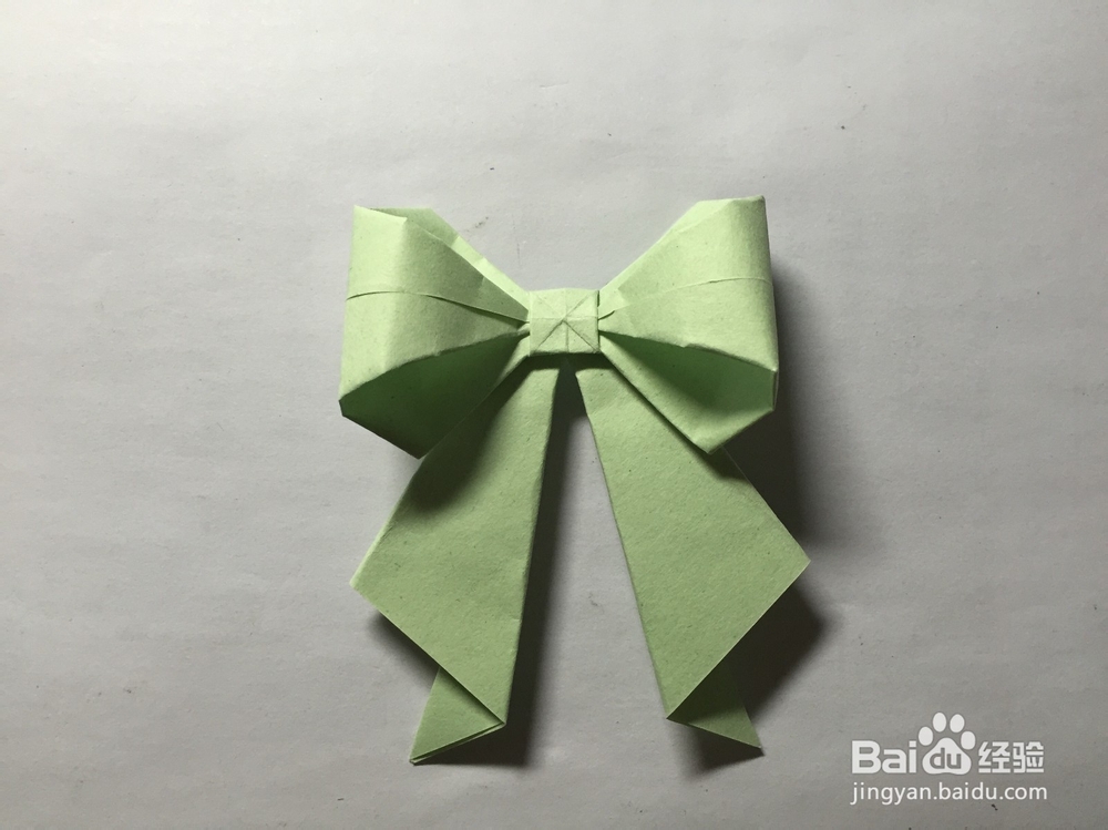 折纸：蝴蝶结~