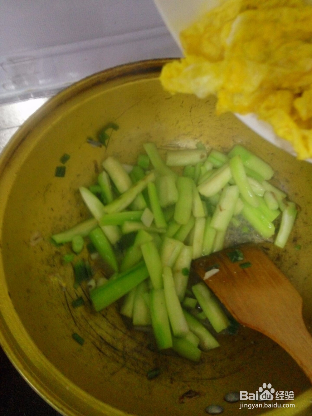 家常小菜丝瓜炒鸡蛋