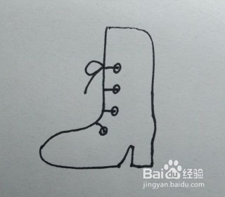 简笔画：靴子（简单易学）