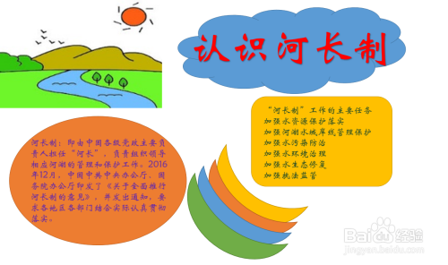 河长制手抄报