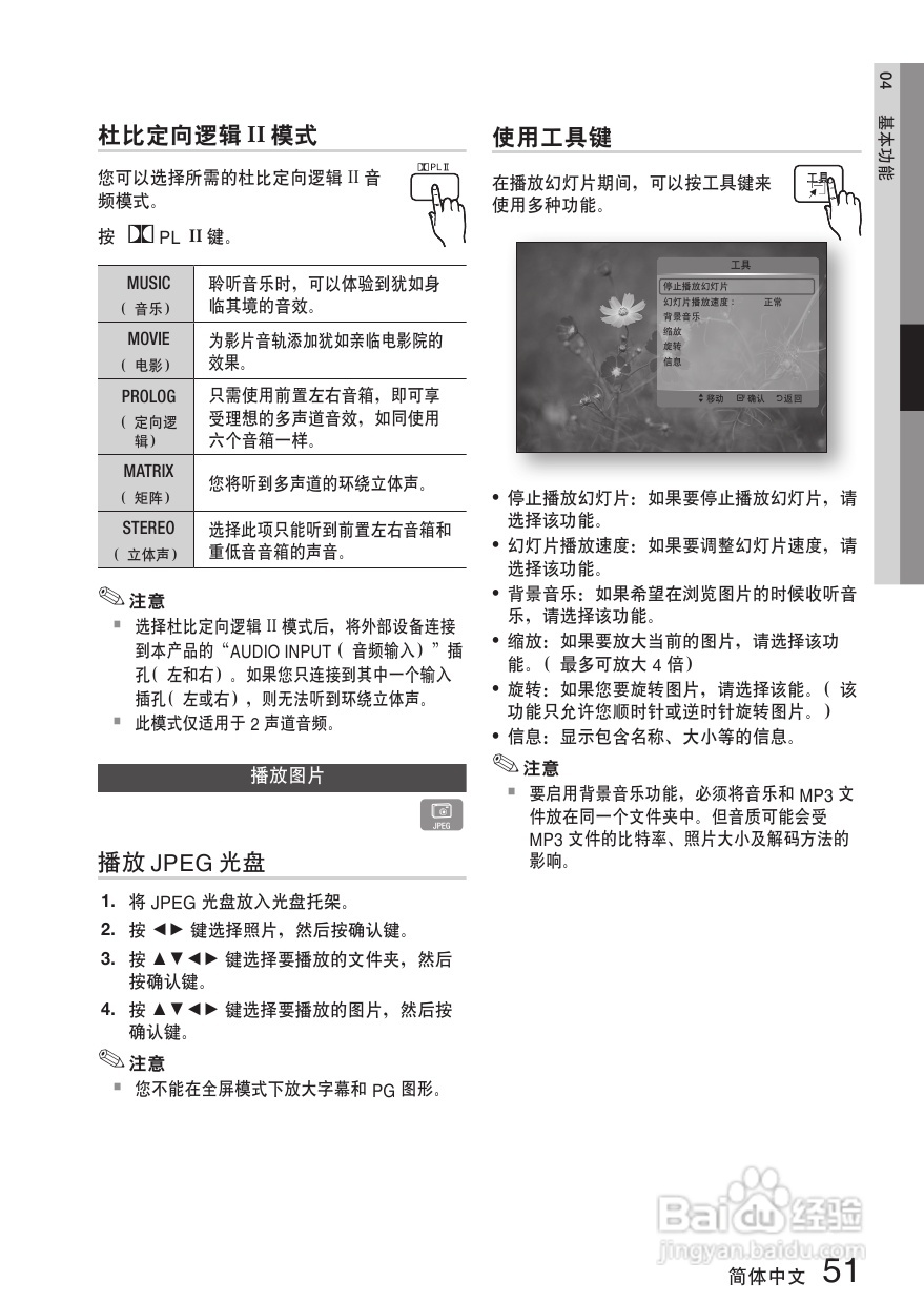 三星HT-C7500W家庭影院使用说明书:[3]