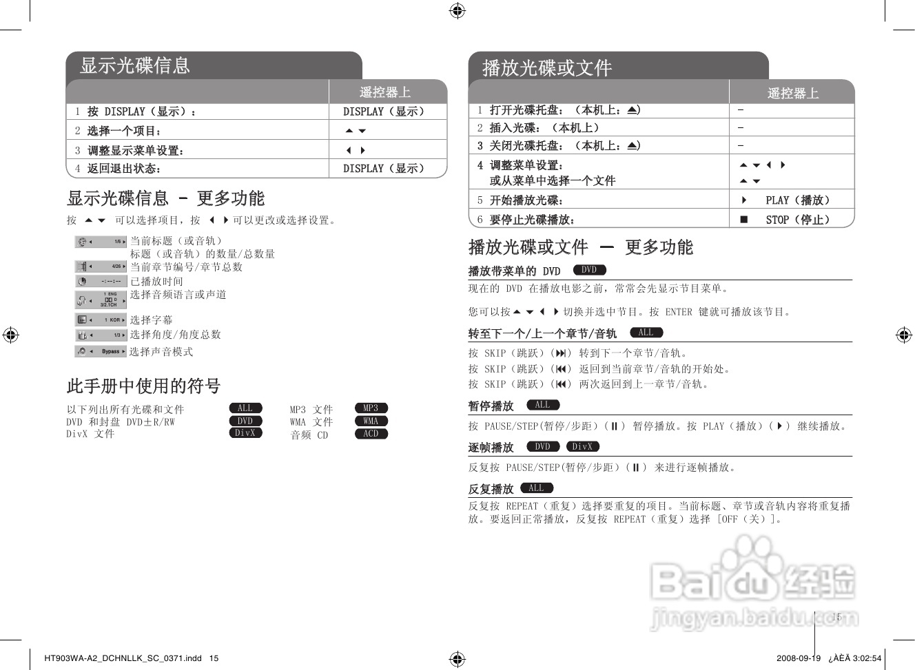 LG HT903WA家庭影院使用说明书:[1]