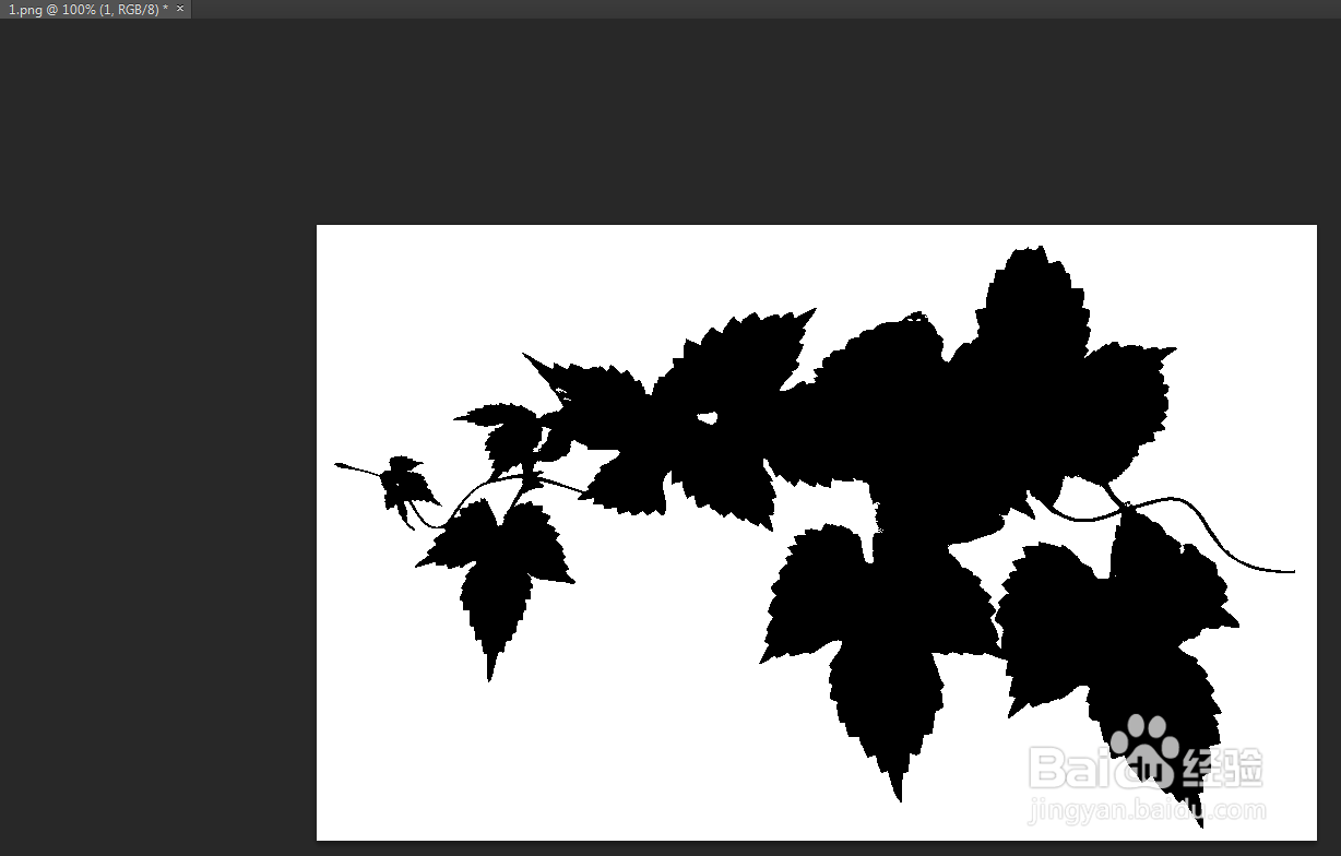 PS怎么运用阈值来调整图像