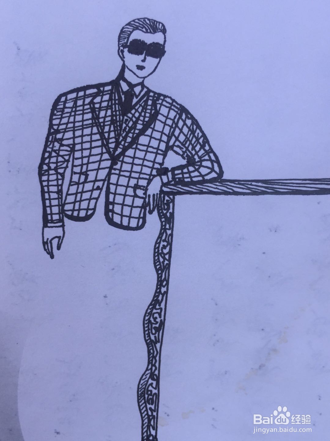 插画教程之绅士