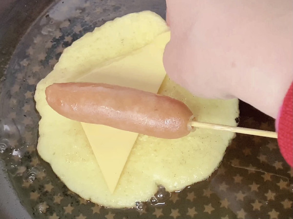 芝士香肠松饼卷