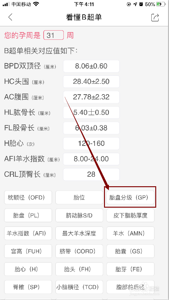 如何利用宝宝树APP看懂自己的B超单？