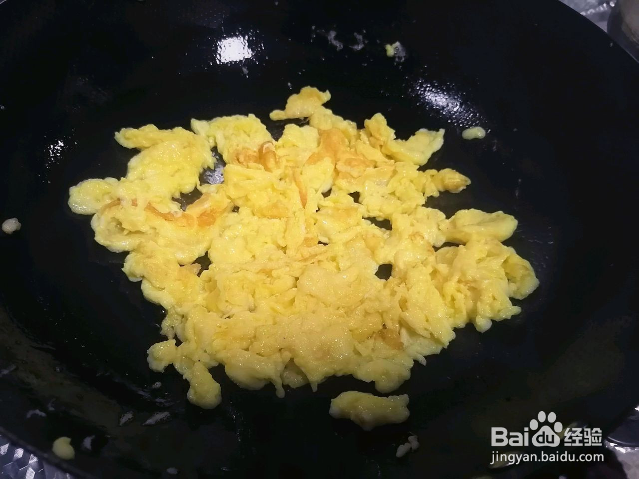 菠菜炒鸡蛋的做法