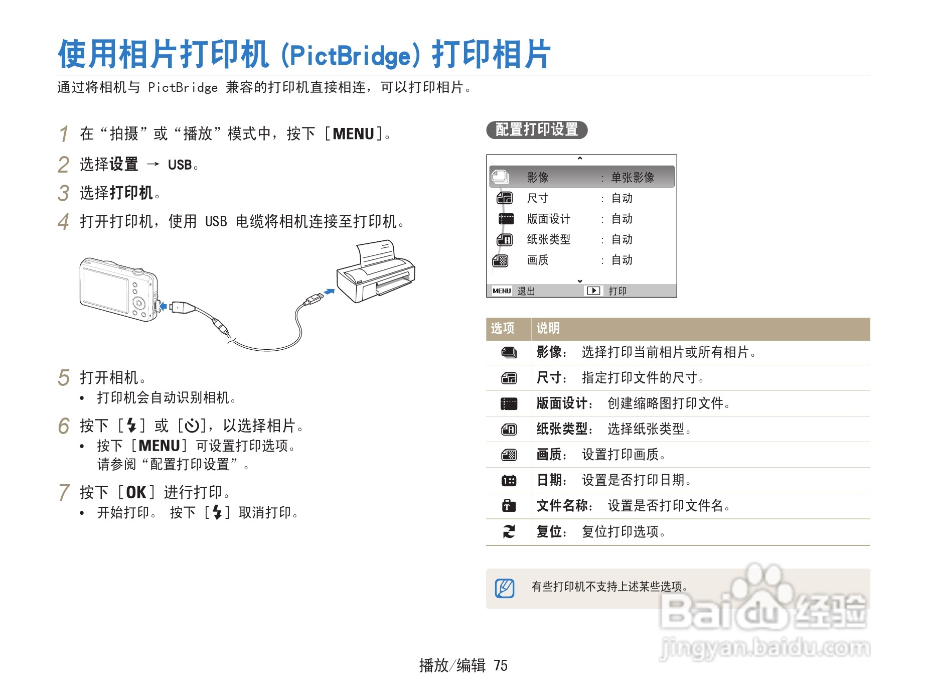 三星ST67数码相机使用说明书:[8]