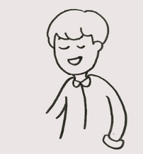 爸爸牵着女孩的简笔画怎么画好看