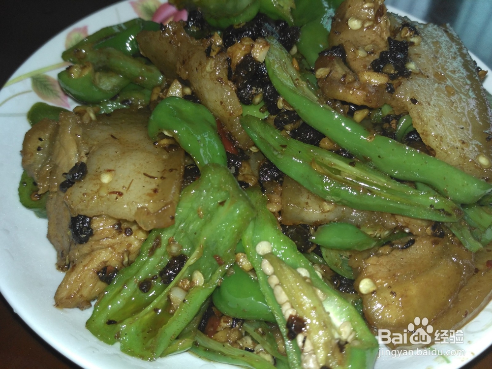 好吃不腻的下饭菜——豆豉回锅肉