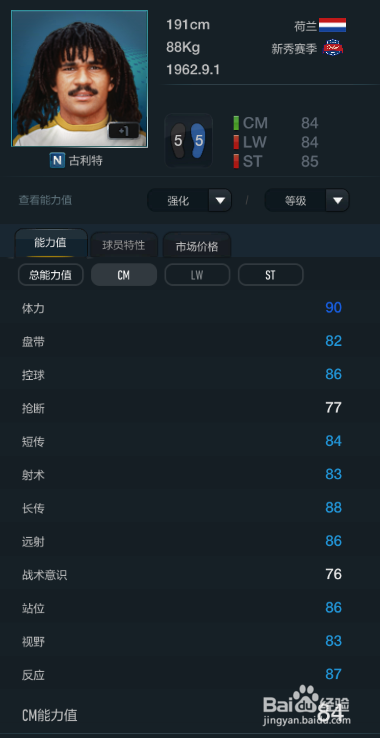 FIFA OL3新秀赛季球员推荐(进攻中场篇)