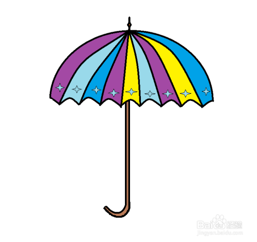彩色雨伞来了