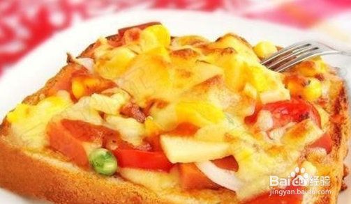 吐司水果小批萨的做法