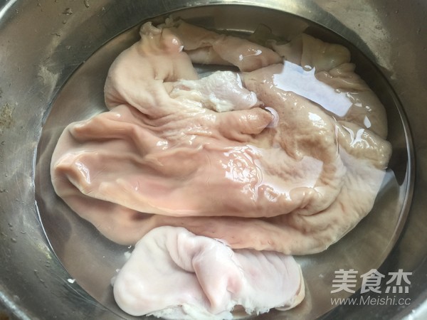 糟香猪肚的做法