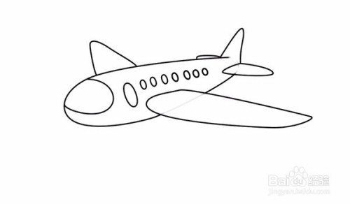 简笔画---如何画飞机