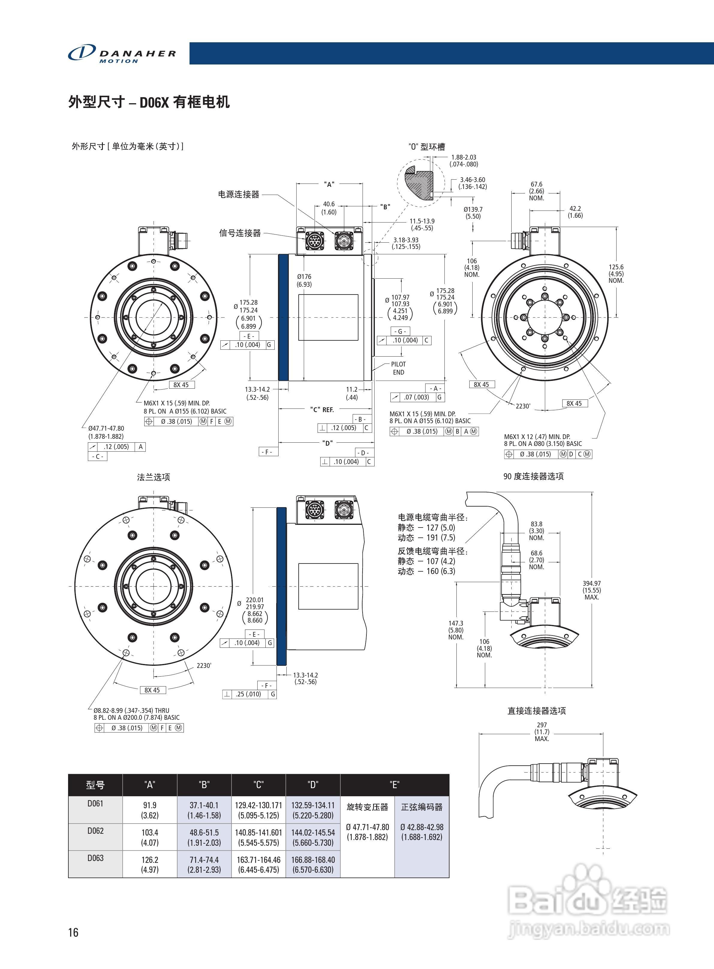 丹纳赫DDR系列伺服马达说明书:[2]