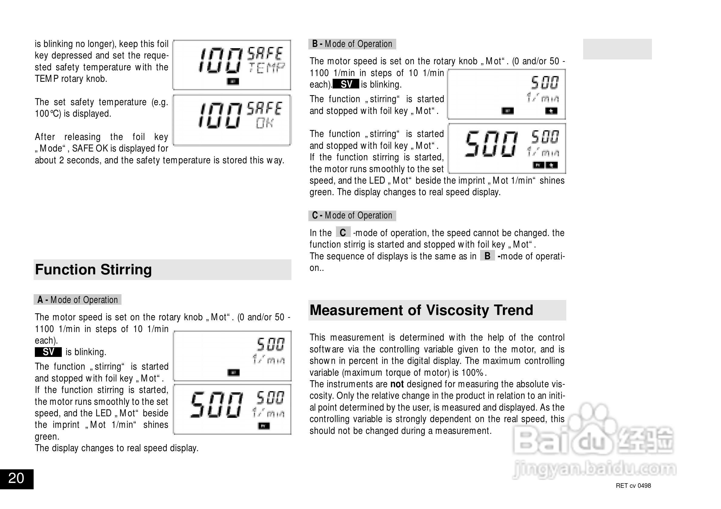 IKA RET控制型安全加热磁力搅拌器使用说明书:[2]