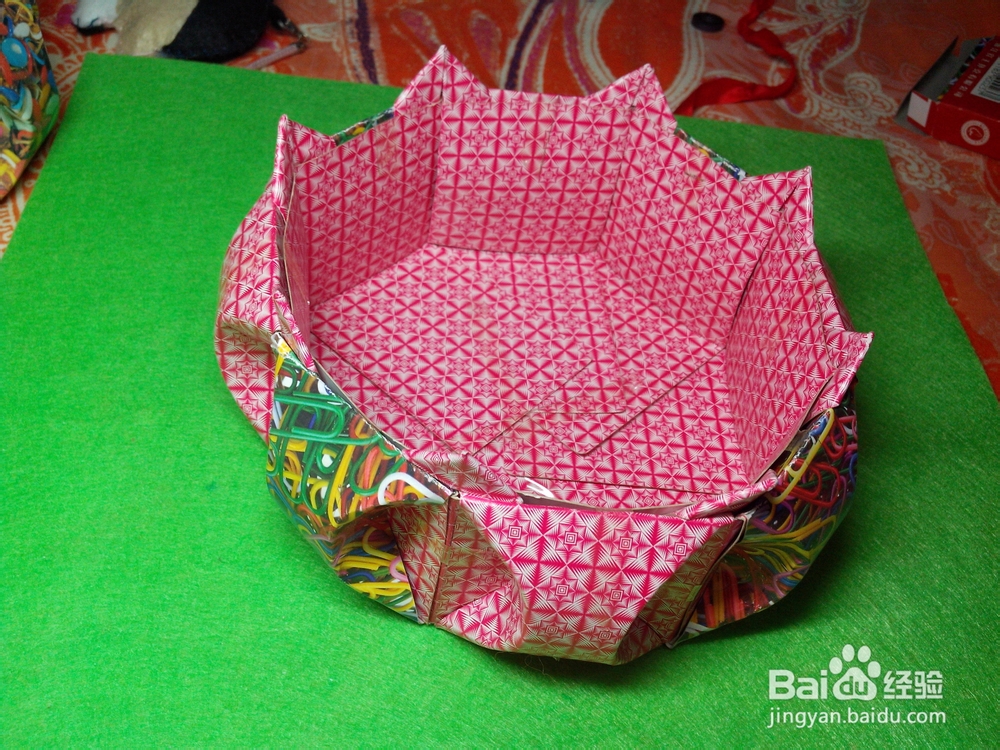 怎样用扑克牌做收纳盒