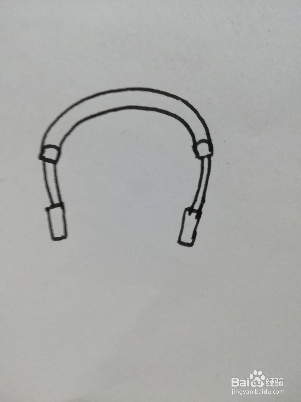 怎么画耳机的简笔画,耳机简笔画怎么画