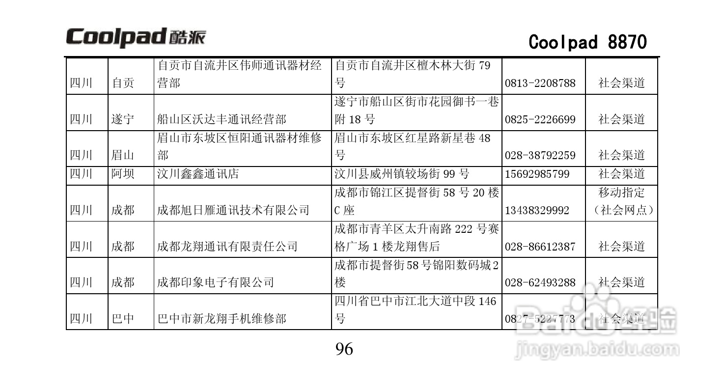 酷派Coolpad 8870手机说明书:[11]