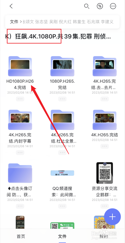 如何用阿里云盘看《狂飙》电视剧