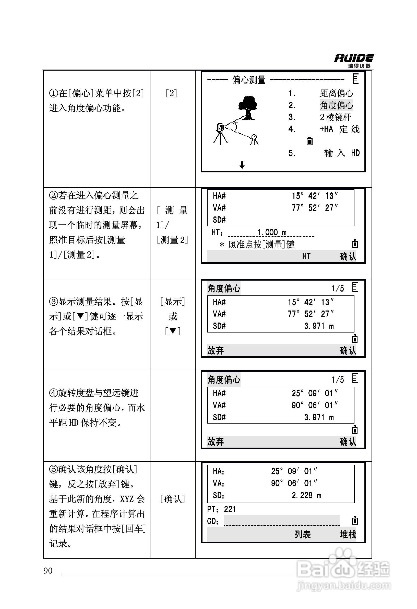 瑞得RTS-862/5R全站仪说明书:[9]