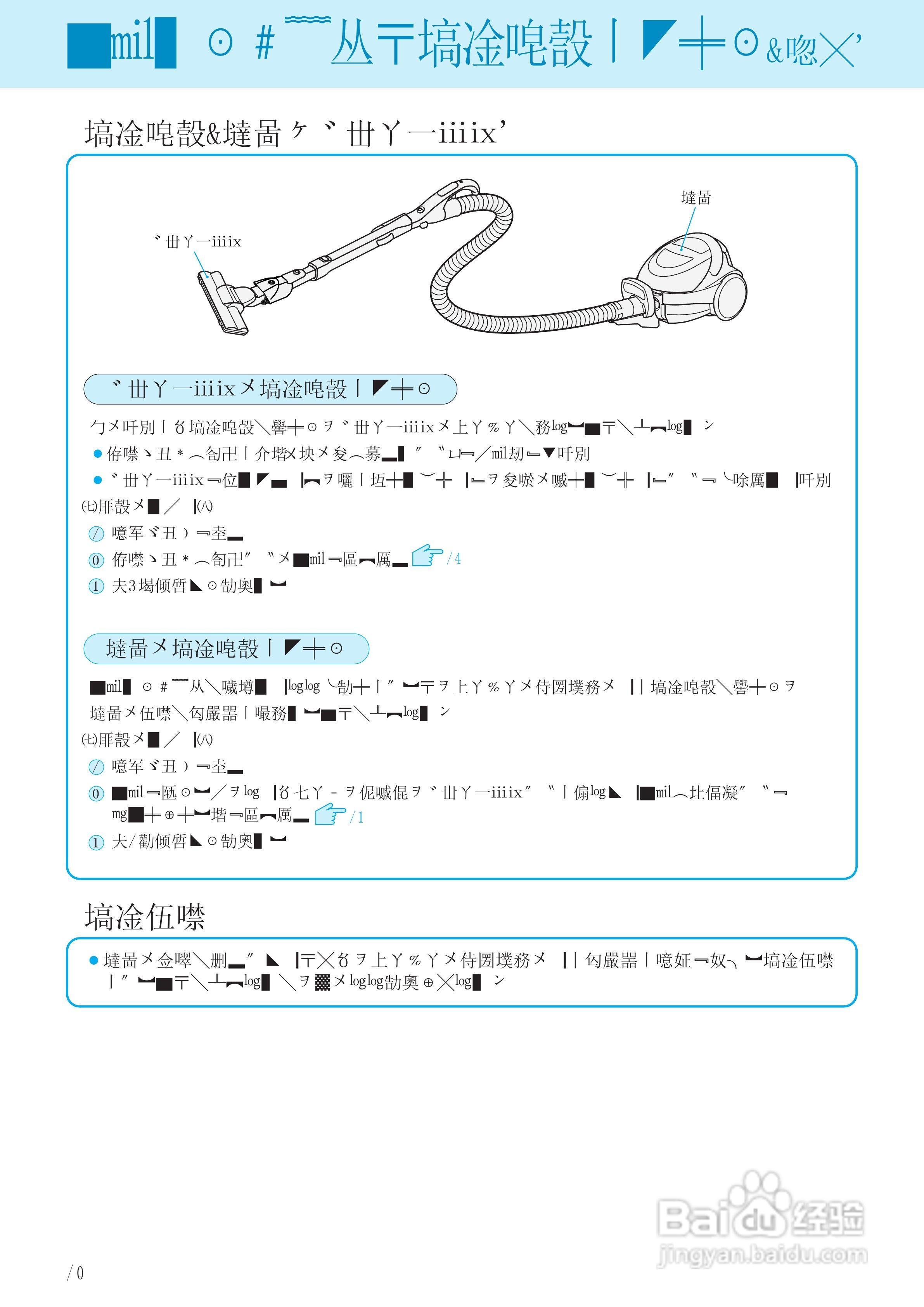 HITACHI日立扫除机 CV-PH9说明书:[2]