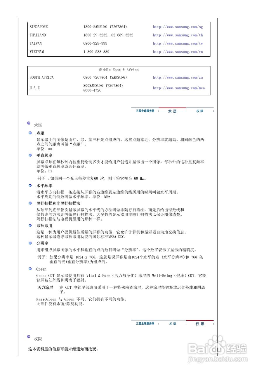 三星794MG显示器使用说明书:[8]