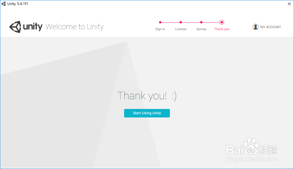 Unity5.x版本如何激活个人免费授权