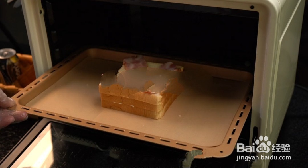 #新人打卡#波洛尼肠三明治