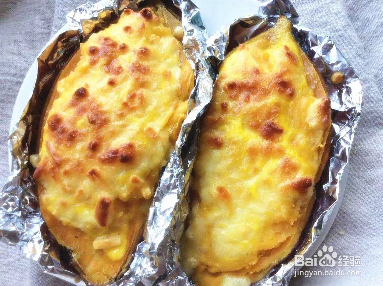 芝士焗红薯的做法