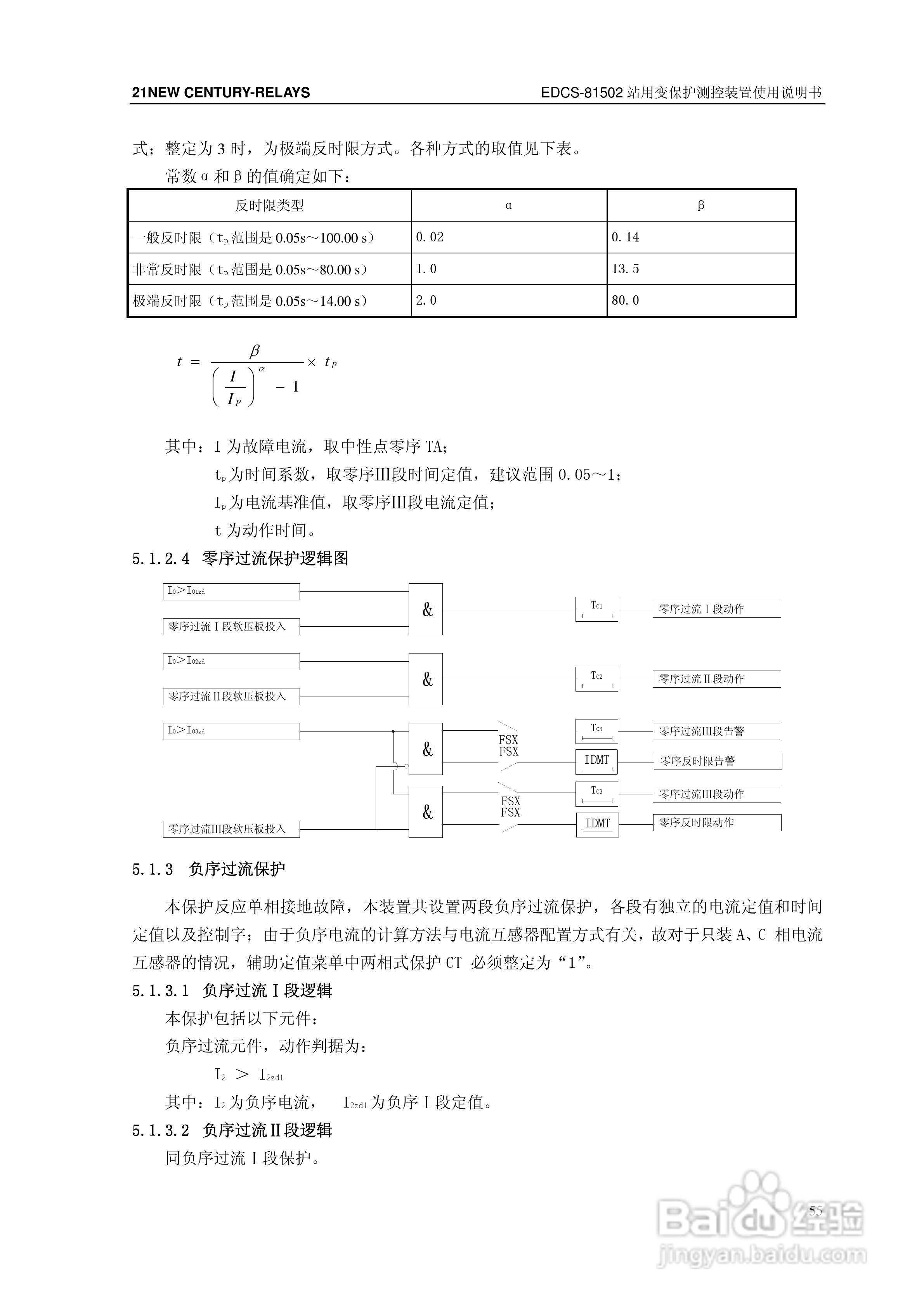 新世纪EDCS-81503站用变保护测控装置说明书:[7]