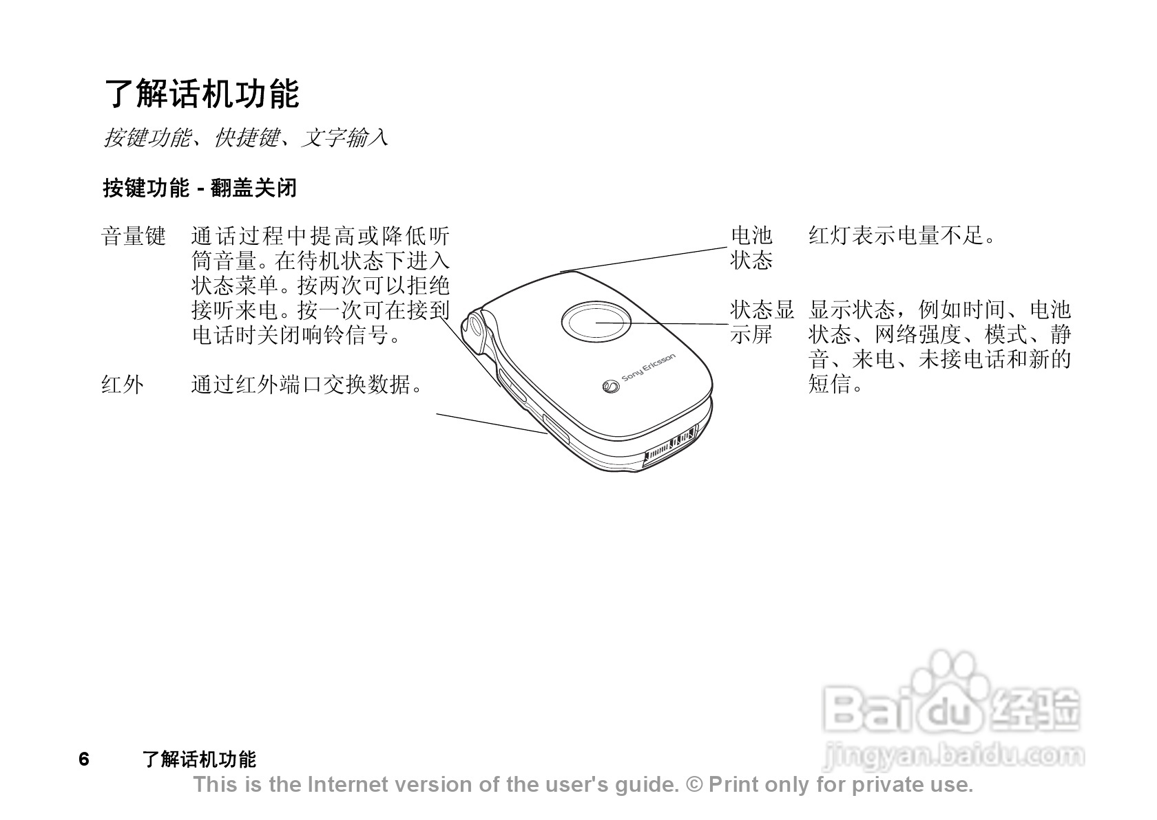 索尼爱立信Z208手机使用说明书:[1]