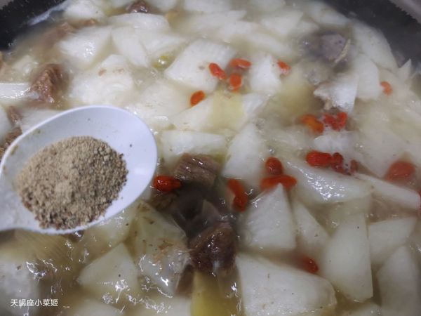 清炖白萝卜牛肉汤