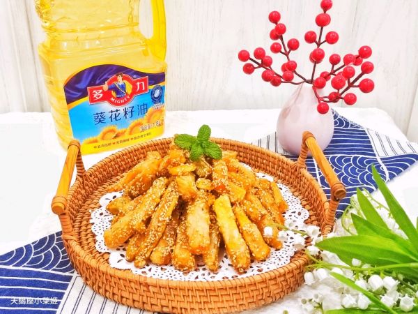 芝麻香酥红薯条
