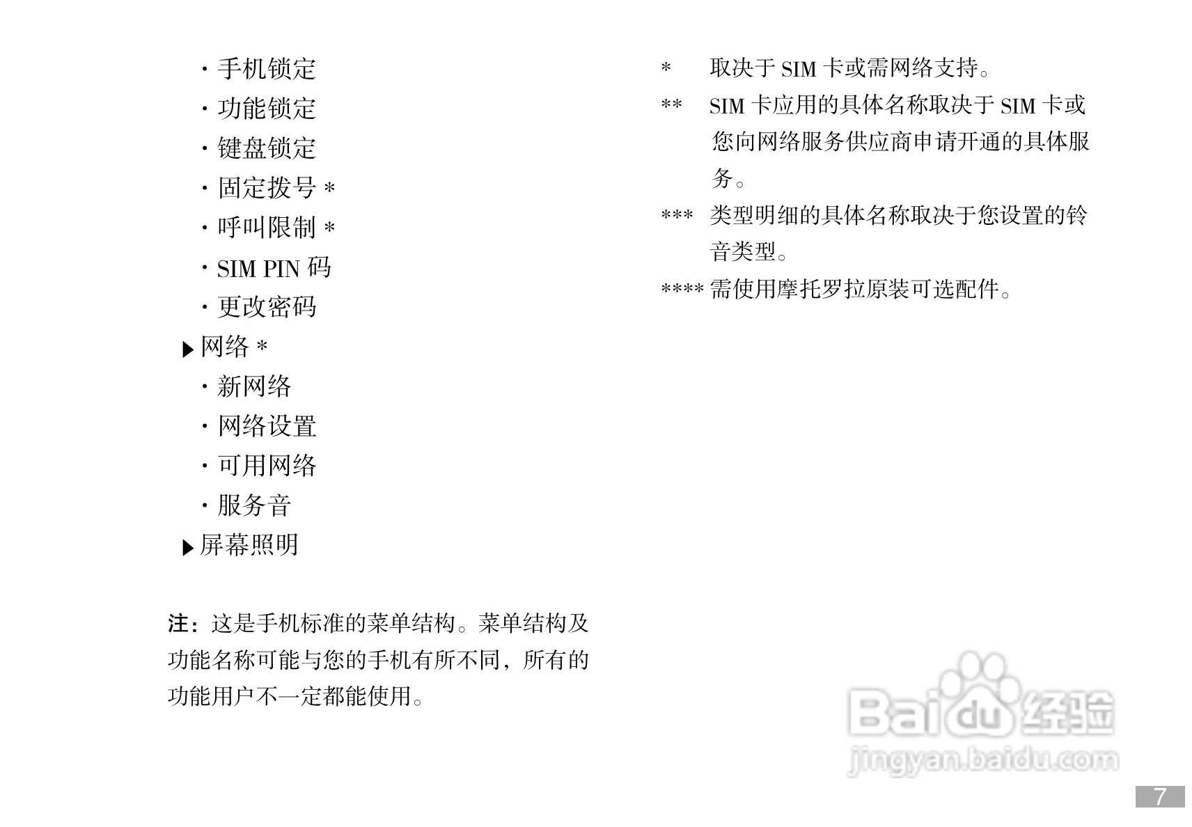 摩托罗拉C168i手机使用说明书:[1]