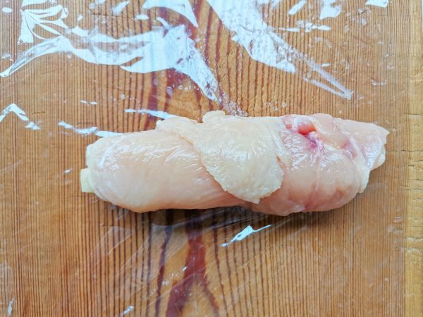 鸡肉培根苹果卷