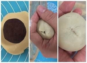 自制红豆蛋黄酥