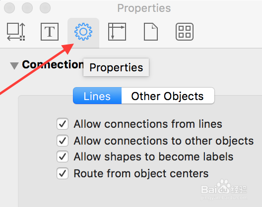 Omnigraffle绘制连接线时从任意点开始