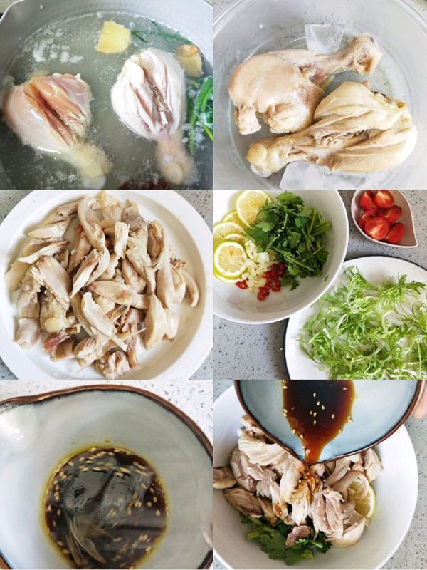 减脂柠檬手撕鸡腿