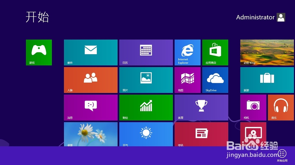 华硕 win8或win8.1如何进入控制面板