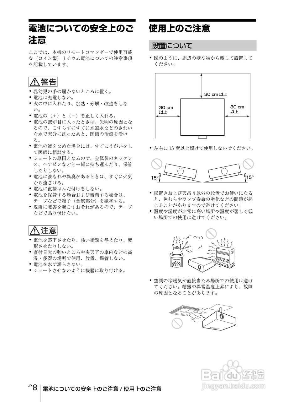 SONY VPL-EW275投影机说明书:[1]