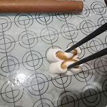 颜值超高——芝麻酱花卷