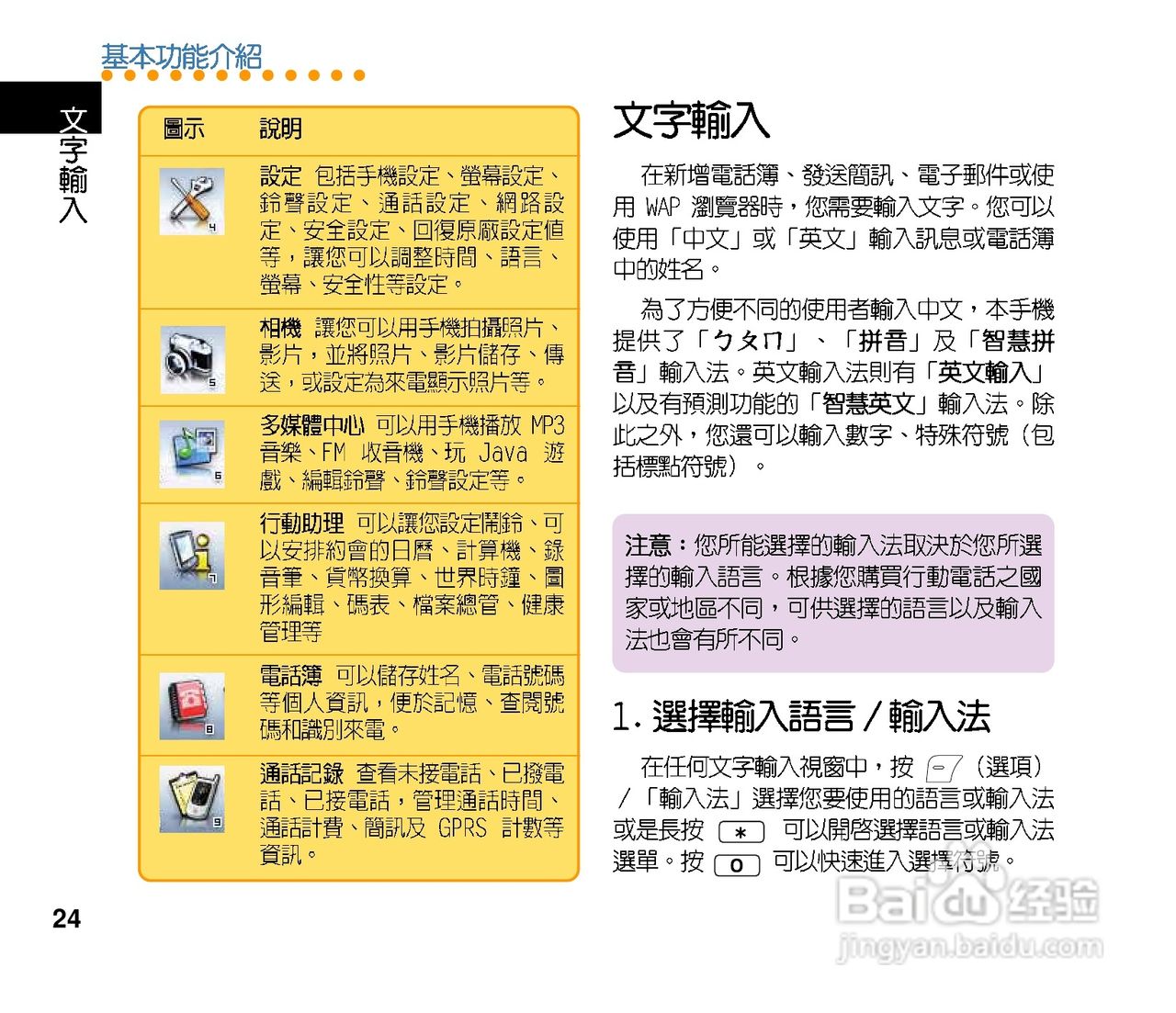 华硕手机J121型说明书:[3]