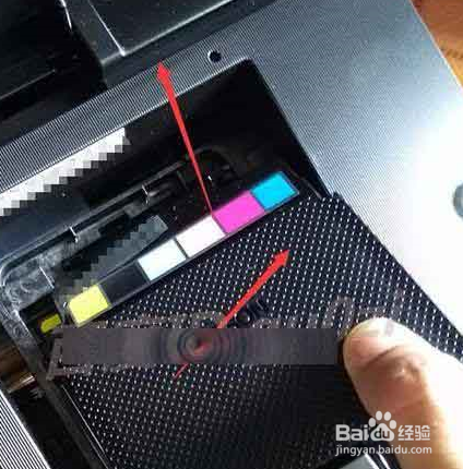 Epson爱普生R330怎么拆除墨仓盖子如何取出墨盒
