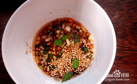 松花蛋怎么调料汁