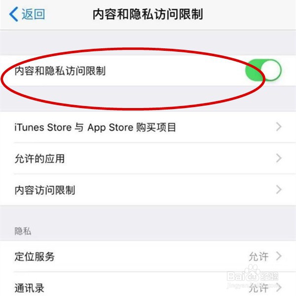 iphone手机访问限制功能在哪里
