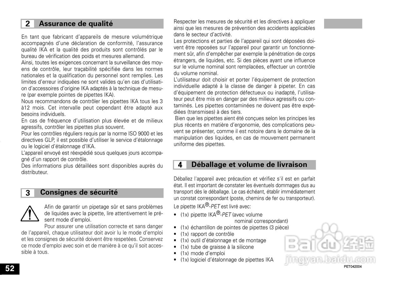 IKA IKA®-PET 25µl 定量移液器使用说明书:[6]