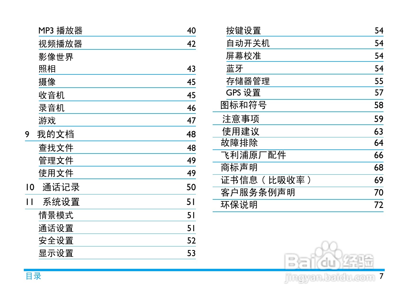 飞利浦 C702使用说明书:[1]