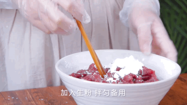 牙签牛肉,小孩大人都爱吃!